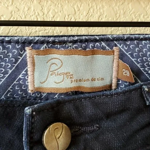 Paige Laurel Canyon low rise boot cut jeans 29 - Picture 4 of 8